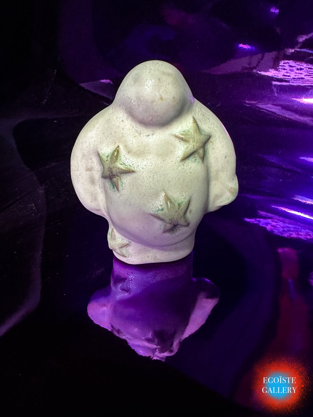 Starman Guardian  by Clark Crawford - Unique Ceramic Sculpture