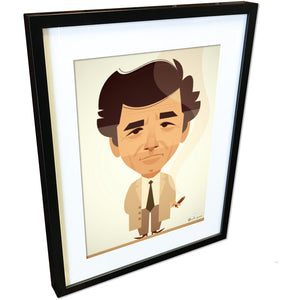 Columbo by Stanley Chow - Signed and stamped fine art print - Egoiste Gallery - Art Gallery in Manchester City Centre