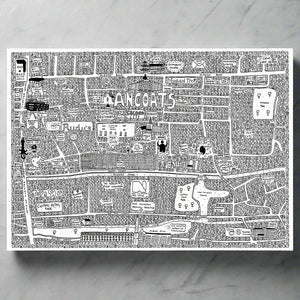 Ancoats Map by Dave Draws - Archival Giclée Print