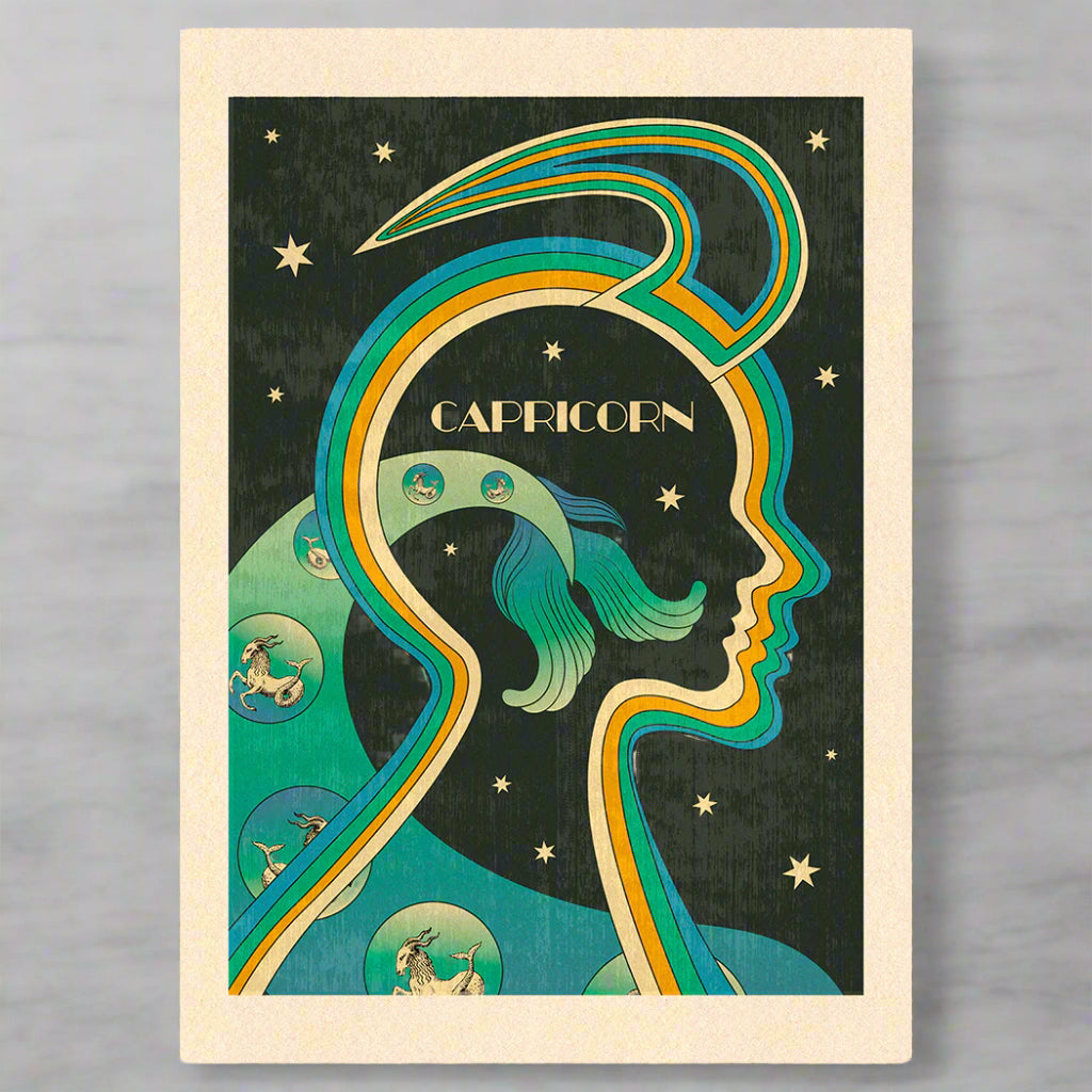 Capricorn by InkTally - Archival Giclée Print