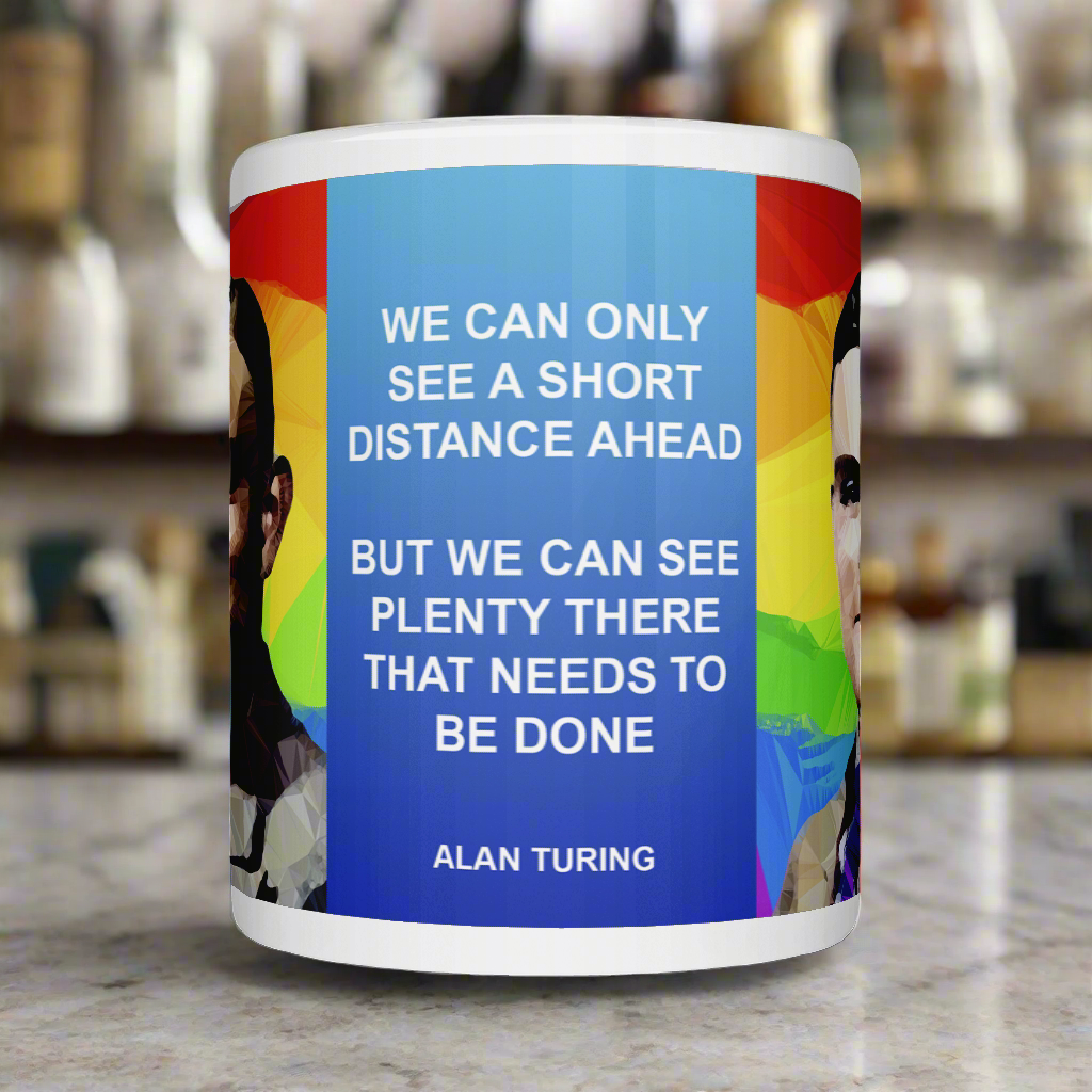 Turing (II) Mug by Baiba Auria