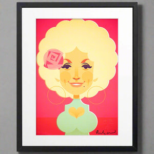 Dolly (pink) by Stanley Chow - Signed and stamped fine art print