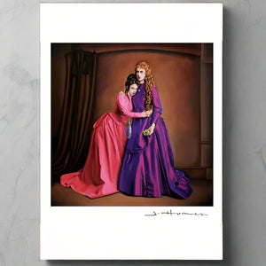 Fanny and Stella by Johnny Humes - signed limited edition archival Giclée print