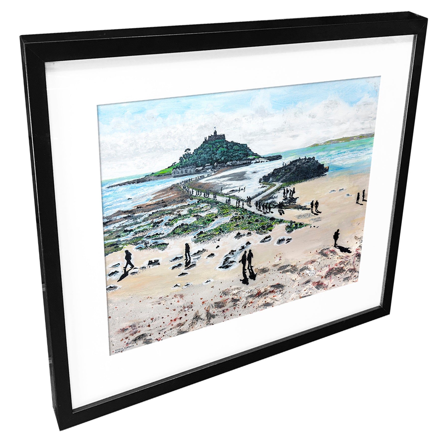 St Michael's Mount, Cornwall by Chris Gibbons - signed limited edition Giclée print on Hahnhemühle Fine Art Pearl