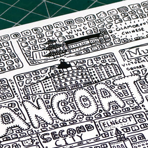 Ancoats Map by Dave Draws - Archival Giclée Print