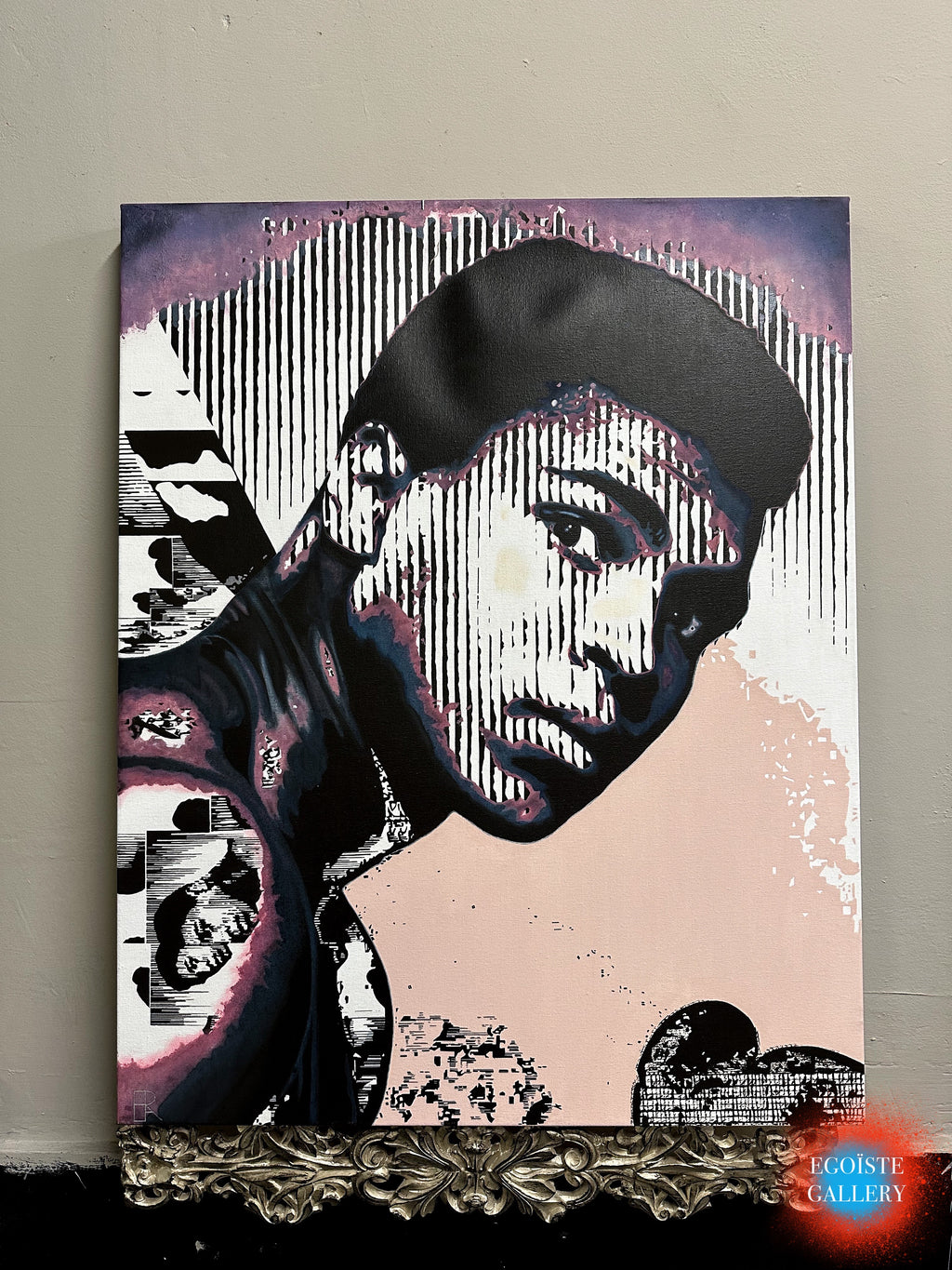 Muhammad Ali by Eliza Rocker - Original Acrylic Painting on Canvas