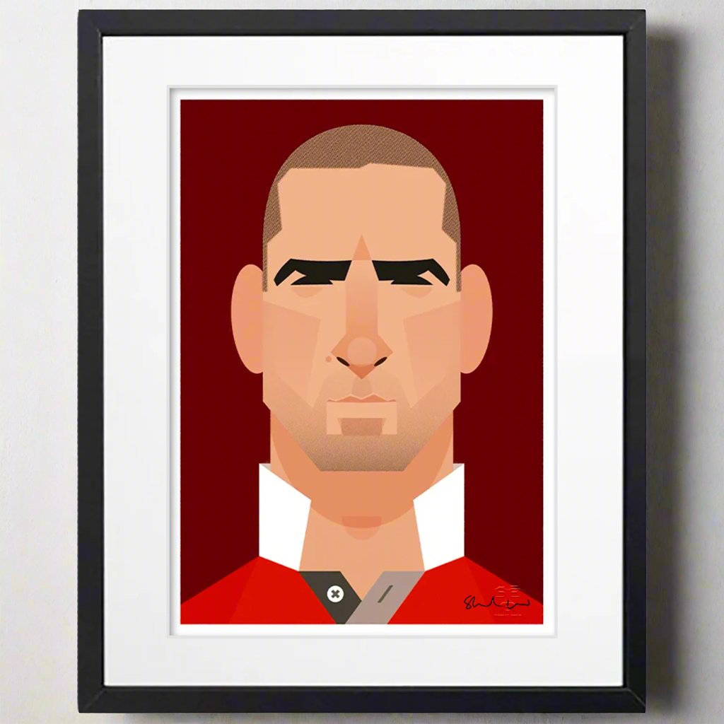 Cantona Mundial V2 by Stanley Chow - Signed and stamped fine art print