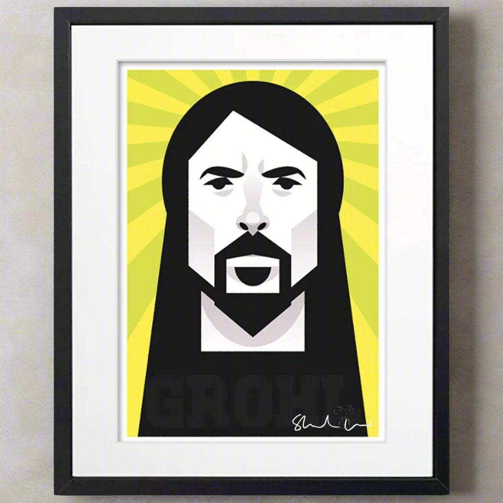 Grohl by Stanley Chow - Signed and stamped fine art print