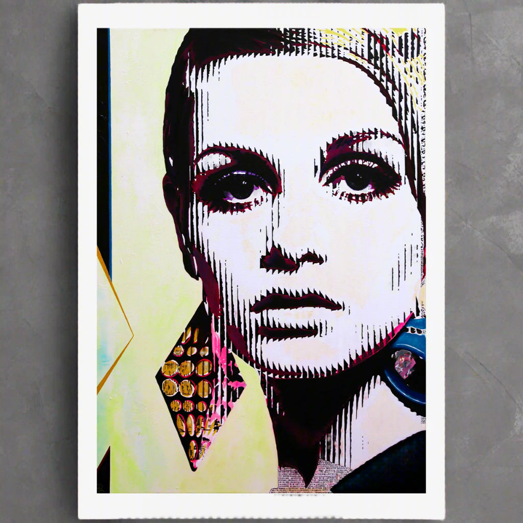 Twiggy by Eliza Rocker - archival Giclée print on 300gsm fibre paper