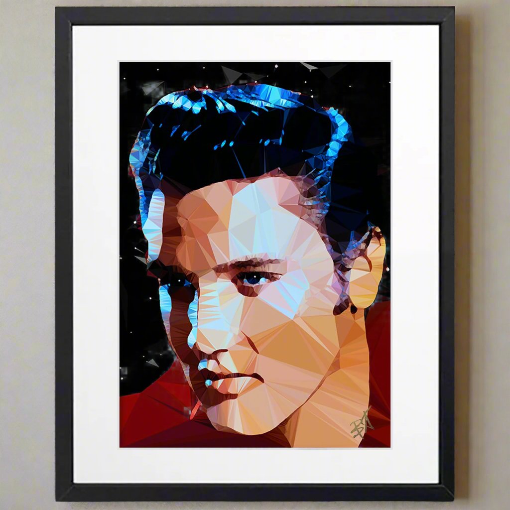 Elvis #1 by Baiba Auria - signed archival Giclée print