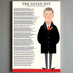 The Govan Boy (A poem for Sir Alex Ferguson) by Stanley Chow - Signed and stamped fine art print