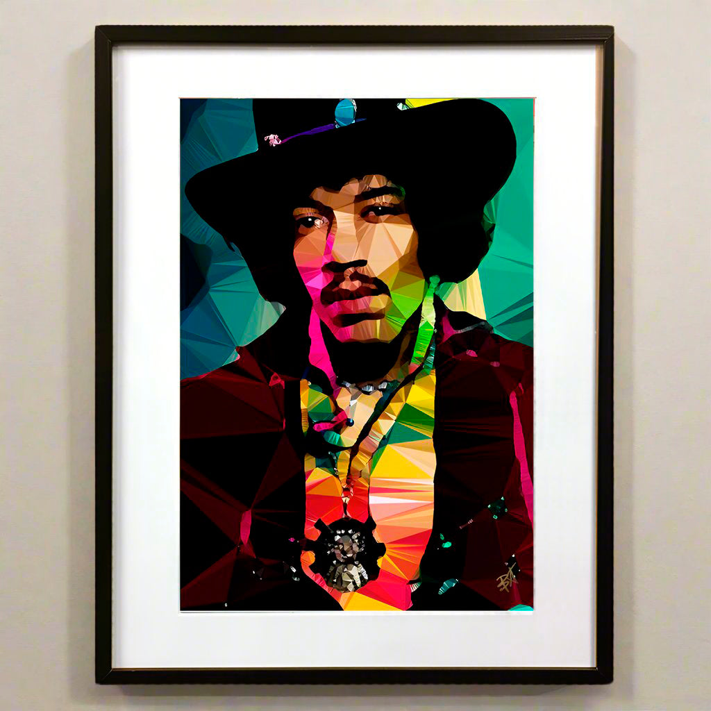 Jimi #1 by Baiba Auria - signed archival Giclée print