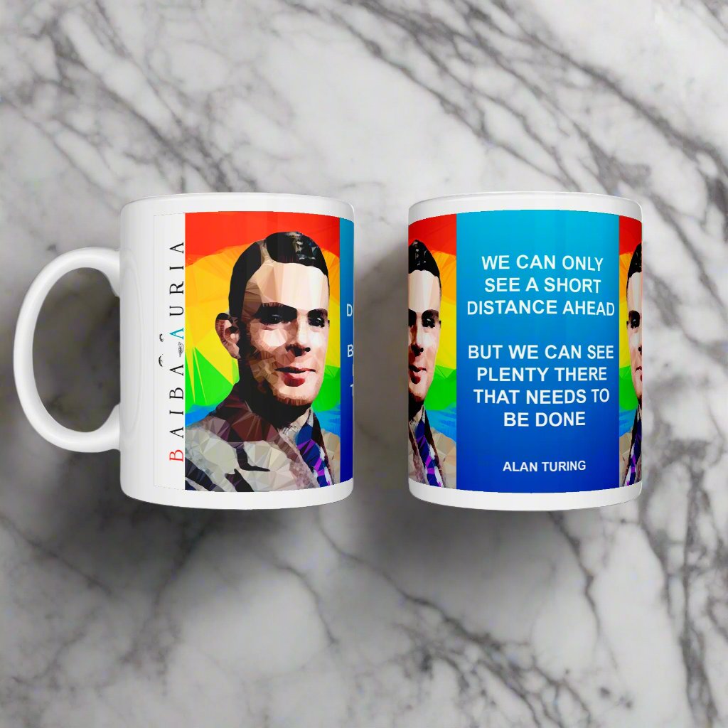 Turing (II) Mug by Baiba Auria