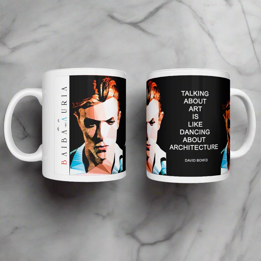 Bowie Mug by Baiba Auria