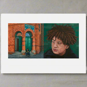 "Salford Lads Club"  by Peter Davis - signed and stamped limited edition museum grade Giclée print