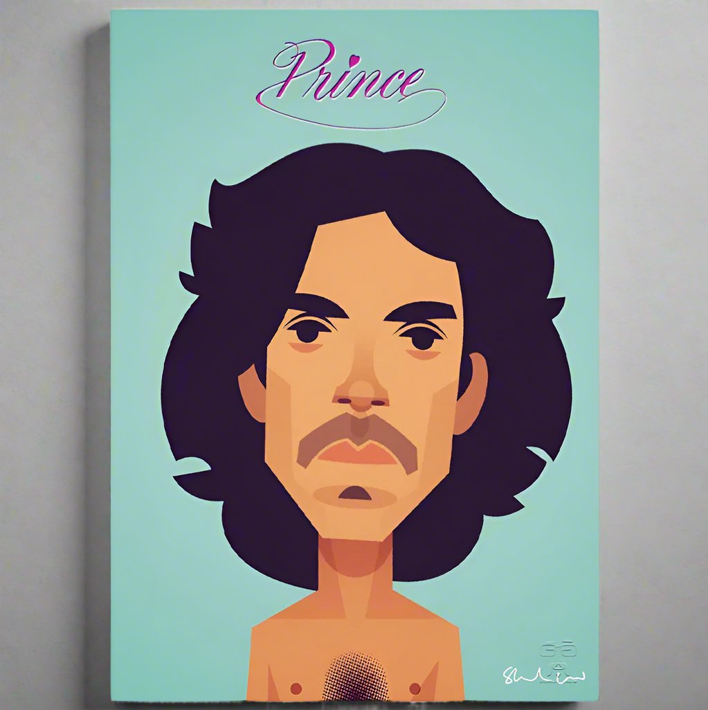 Prince By Prince by Stanley Chow - Signed and stamped fine art print