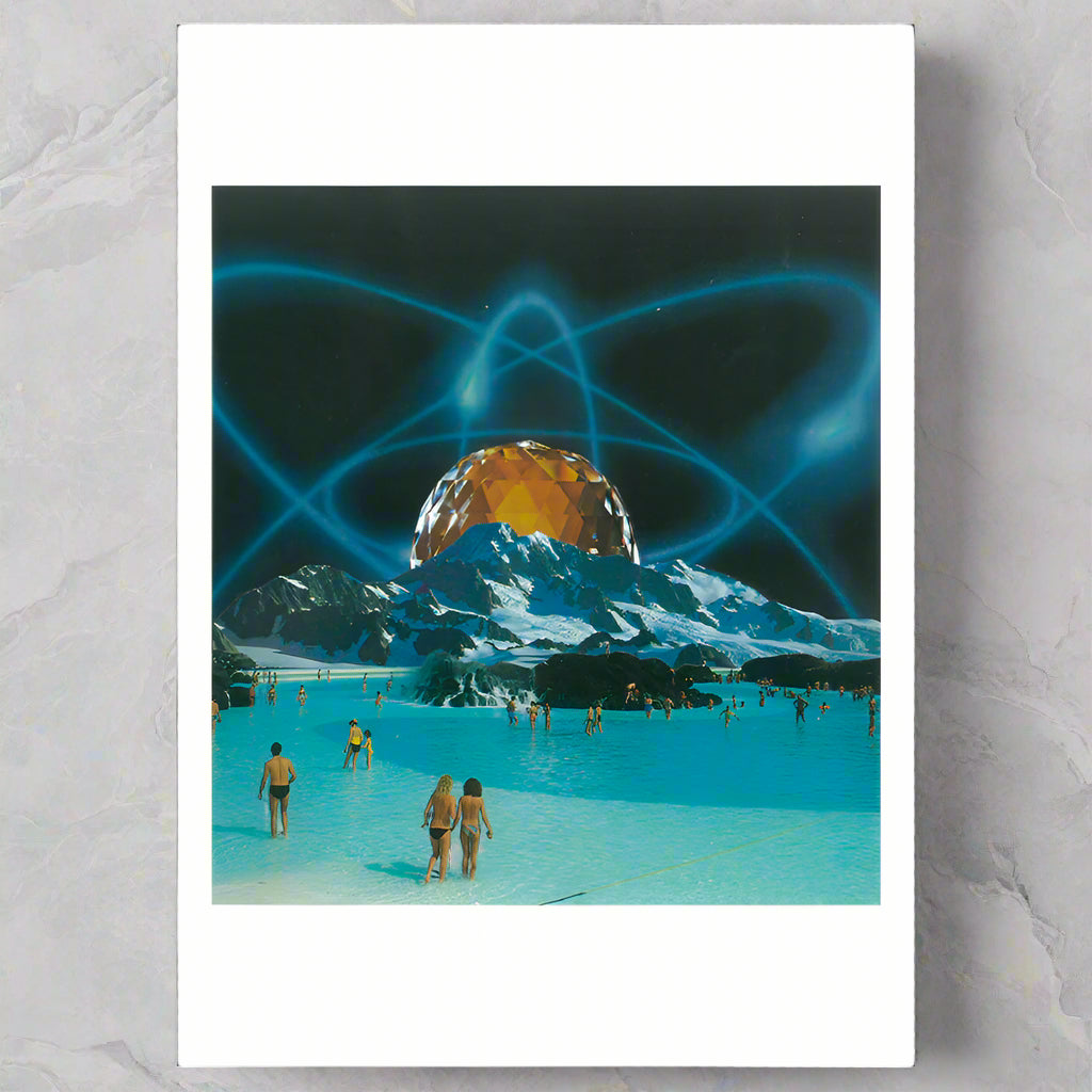 Nuclear Oasis by sØlar - archival Giclée print on 310gsm Museum Heritage art paper