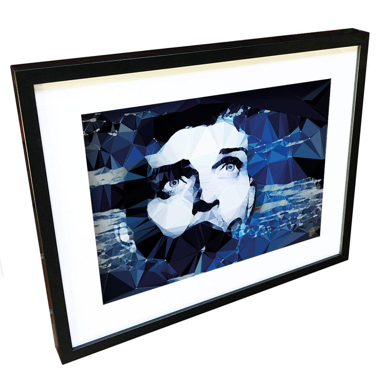 Ian Curtis #1 by Baiba Auria - signed art print - Egoiste Gallery - Art Gallery in Manchester City Centre