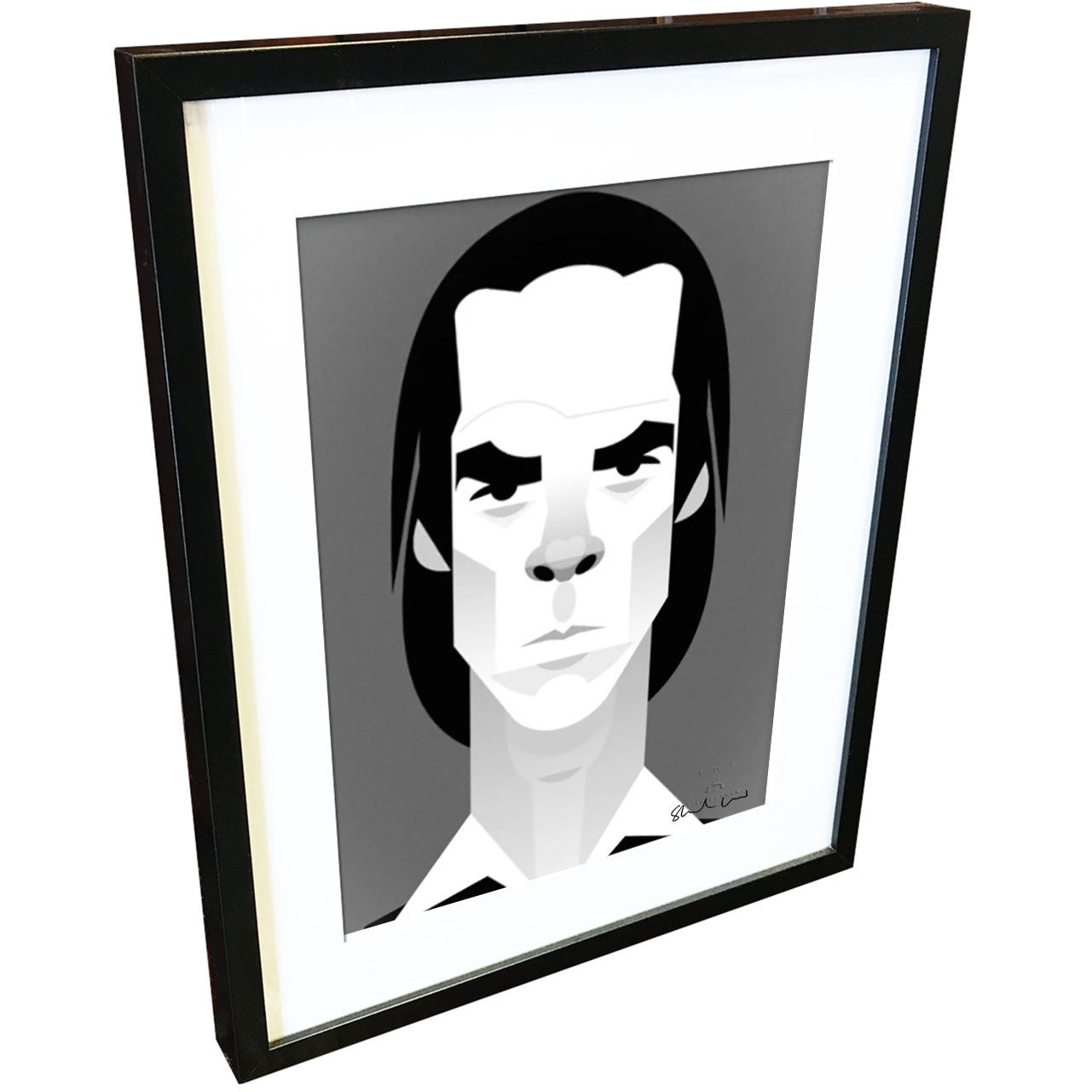 Nick Cave by Stanley Chow - Signed and stamped fine art print - Egoiste Gallery - Art Gallery in Manchester City Centre