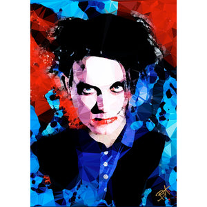 Robert Smith (I) by Baiba Auria - signed archival Giclee print - Egoiste Gallery - Art Gallery in Manchester City Centre
