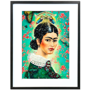 Frida Kahlo by Liva Pakalne Fanelli - fine art print - Egoiste Gallery - Art Gallery in Manchester City Centre
