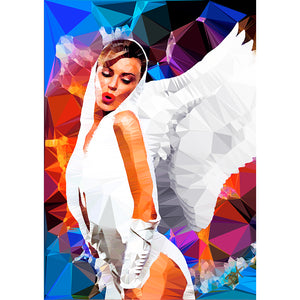 Kylie - Angel by Baiba Auria - signed art print - Egoiste Gallery - Art Gallery in Manchester City Centre
