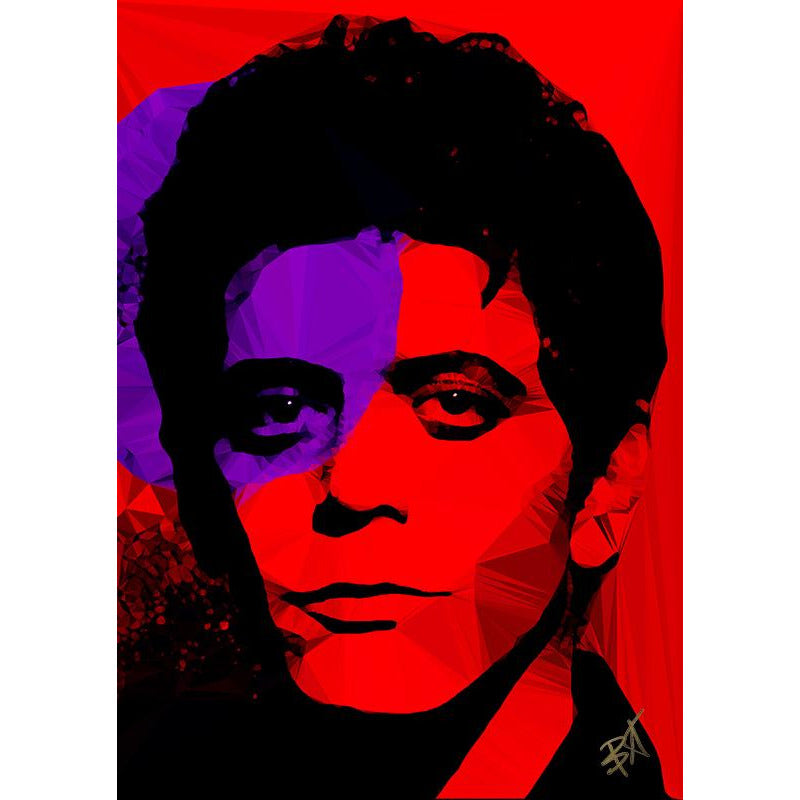 Lou Reed #1 by Baiba Auria - signed art print - Egoiste Gallery - Art Gallery in Manchester City Centre