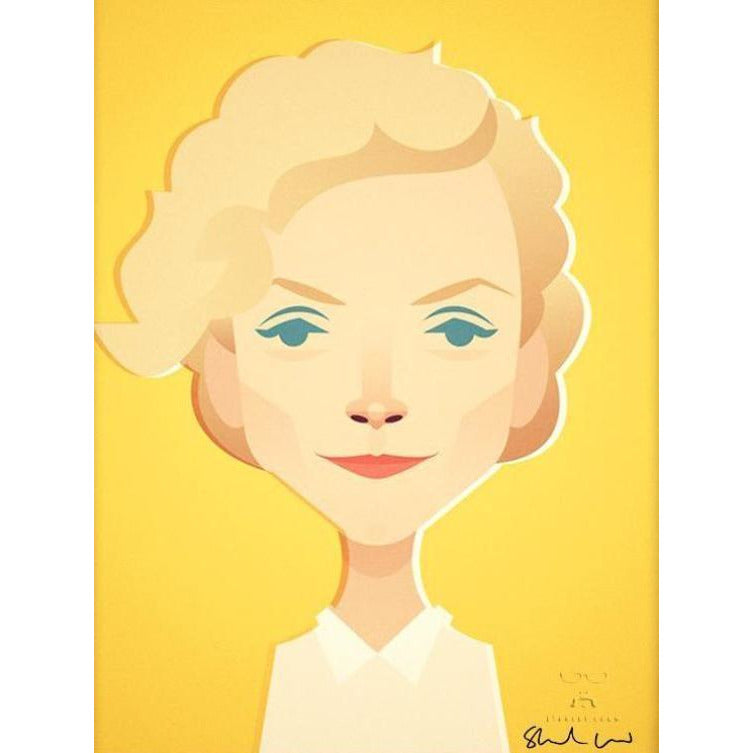 Maxine Peake by Stanley Chow - Signed and stamped fine art print - Egoiste Gallery - Art Gallery in Manchester City Centre