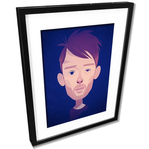 Thom Yorke by Stanley Chow - Signed and stamped fine art print