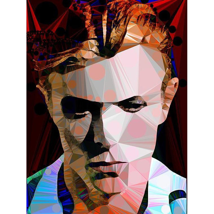 Bowie #3 by Baiba Auria - signed art print - Egoiste Gallery - Art Gallery in Manchester City Centre