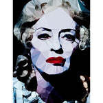 Bette Davis #3 by Baiba Auria - signed art print - Egoiste Gallery - Art Gallery in Manchester City Centre