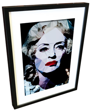 Bette Davis #3 by Baiba Auria - signed art print - Egoiste Gallery - Art Gallery in Manchester City Centre
