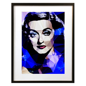 Bette Davis #4 by Baiba Auria - signed art print - Egoiste Gallery - Art Gallery in Manchester City Centre