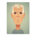 Bourdain by Stanley Chow - Signed and stamped fine art print