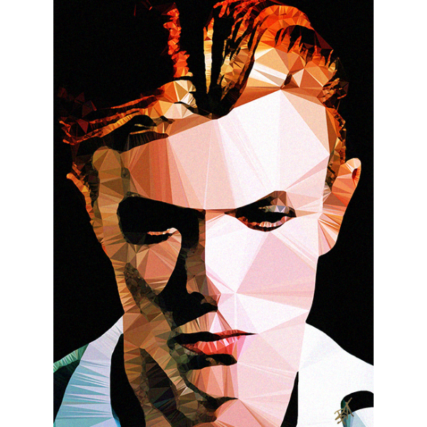 Bowie #4 by Baiba Auria - signed art print - Egoiste Gallery - Art Gallery in Manchester City Centre