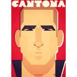 Eric Cantona by Stanley Chow - Signed and stamped fine art print - Egoiste Gallery - Art Gallery in Manchester City Centre