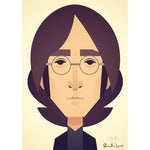 John Lennon by Stanley Chow - Signed and stamped fine art print - Egoiste Gallery - Art Gallery in Manchester City Centre