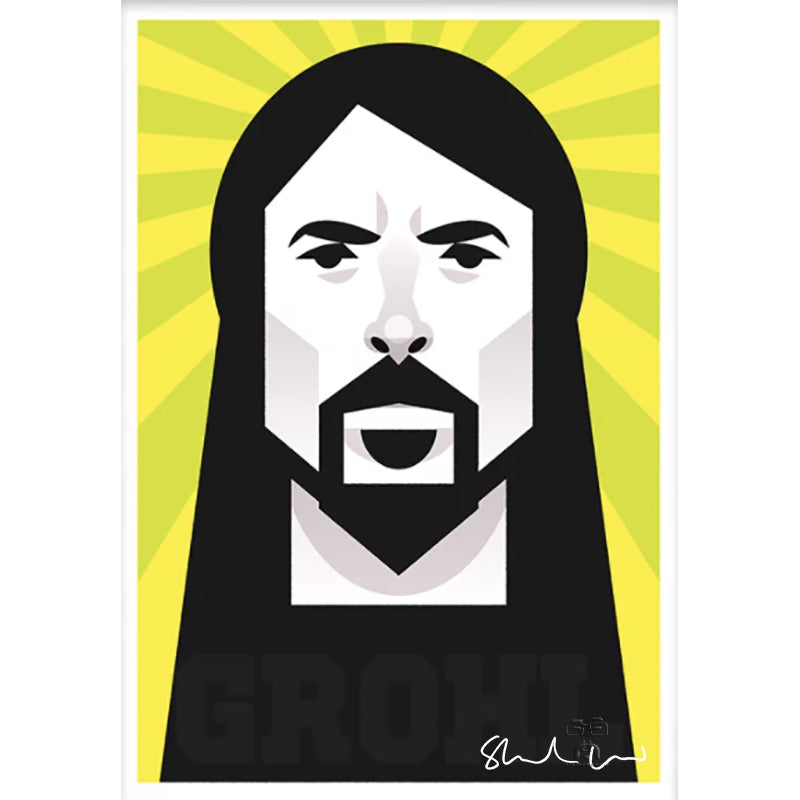 Grohl by Stanley Chow - Signed and stamped fine art print