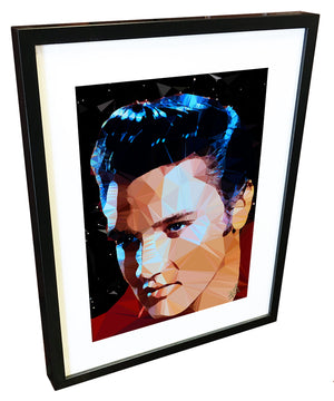 Elvis #1 by Baiba Auria - signed art print - Egoiste Gallery - Art Gallery in Manchester City Centre