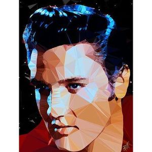 Elvis #1 by Baiba Auria - signed art print - Egoiste Gallery - Art Gallery in Manchester City Centre