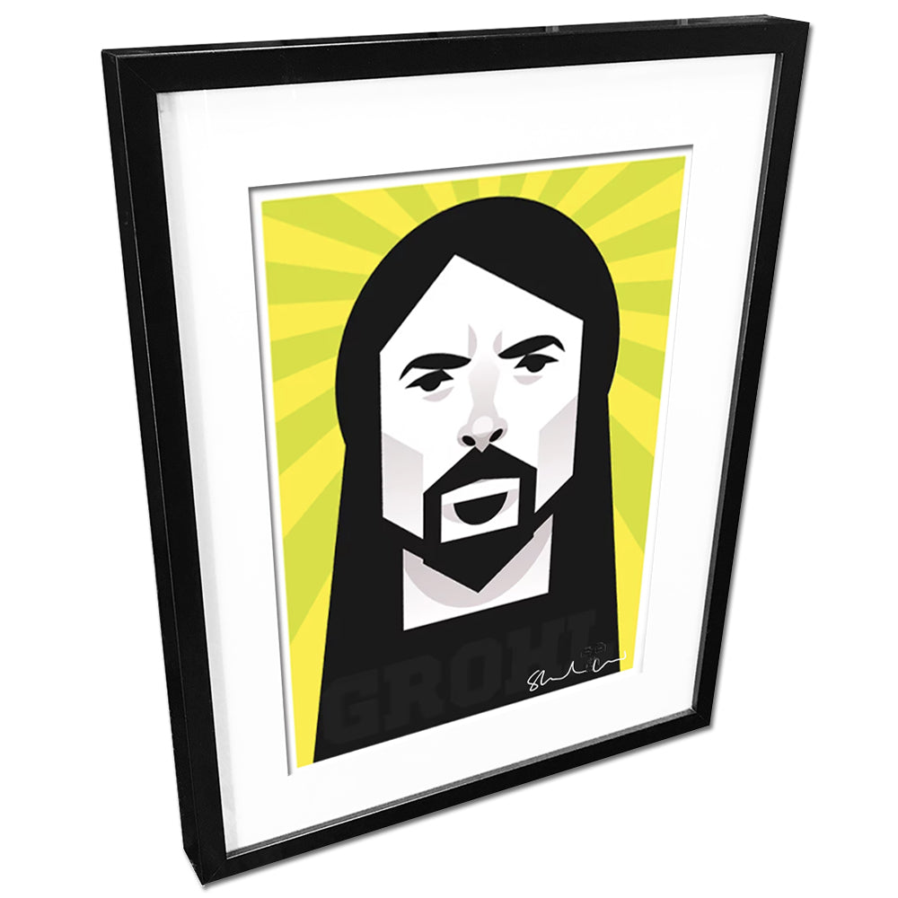 Grohl by Stanley Chow - Signed and stamped fine art print