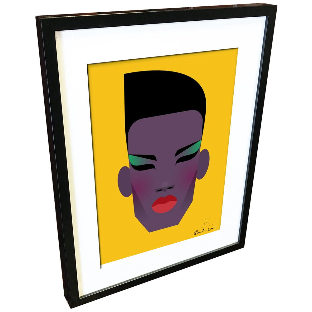 Grace Jones by Stanley Chow - Signed and stamped fine art print - Egoiste Gallery - Art Gallery in Manchester City Centre