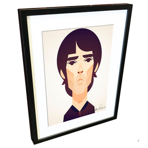 Ian Brown by Stanley Chow - Signed and stamped fine art print - Egoiste Gallery - Art Gallery in Manchester City Centre