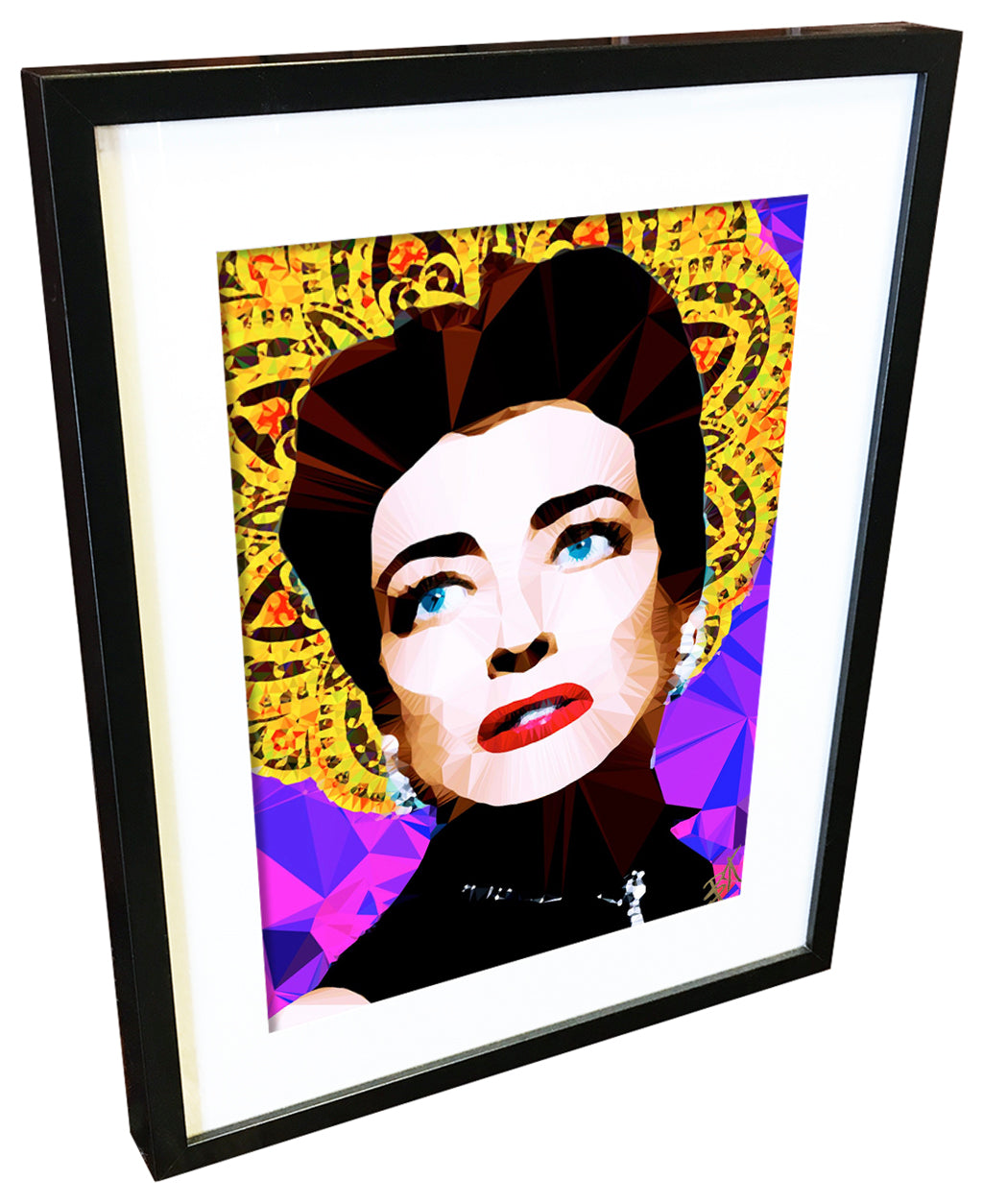 Joan Crawford #1 by Baiba Auria - signed art print - Egoiste Gallery - Art Gallery in Manchester City Centre