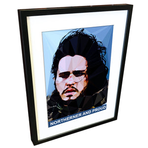 Jon Snow #1 by Baiba Auria - signed art print - Egoiste Gallery - Art Gallery in Manchester City Centre