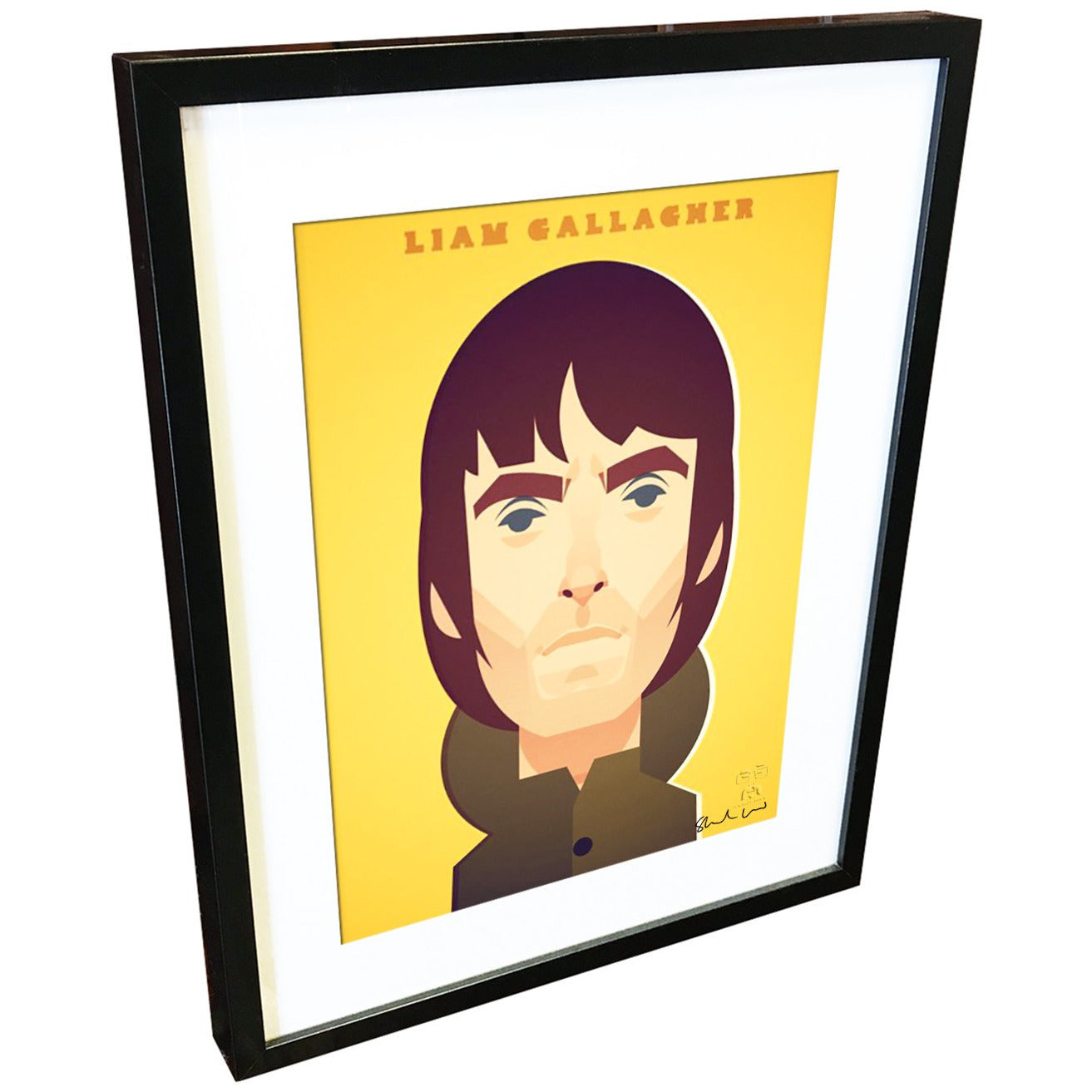Laim Gallagher by Stanley Chow - Signed and stamped fine art print - Egoiste Gallery - Art Gallery in Manchester City Centre