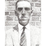 H. P. Lovecraft by Matt Hopper - signed fine art giclee print - Egoiste Gallery - Art Gallery in Manchester City Centre