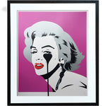 Marilyn Glam - Pink Punk by Pure Evil - signed limited edition print of 100 - Egoiste Gallery - Art Gallery in Manchester City Centre