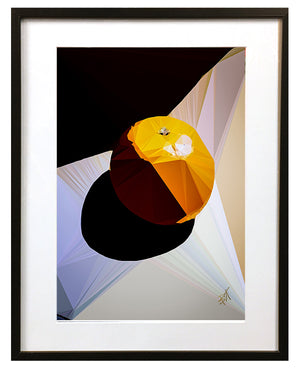 Orange by Baiba Auria - signed art print - Egoiste Gallery - Art Gallery in Manchester City Centre