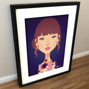 Taylor by Stanley Chow - Signed and stamped fine art print